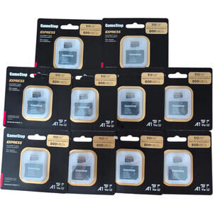 GameStop 512GB Express MicroSD Card For Nintendo Switch 2 W/ Memory Card Adapter